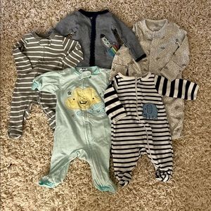 Newborn baby pajama bundle